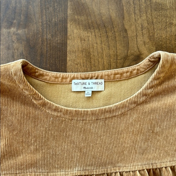 Madewell Texture & Thread Corduroy Swing Top - Picture 4 of 9
